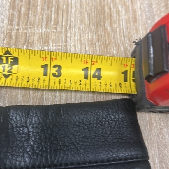 Zara Basic Black Faux Leather Mini Skirt with Zipper Detail - Size Small - Picture 7 of 7